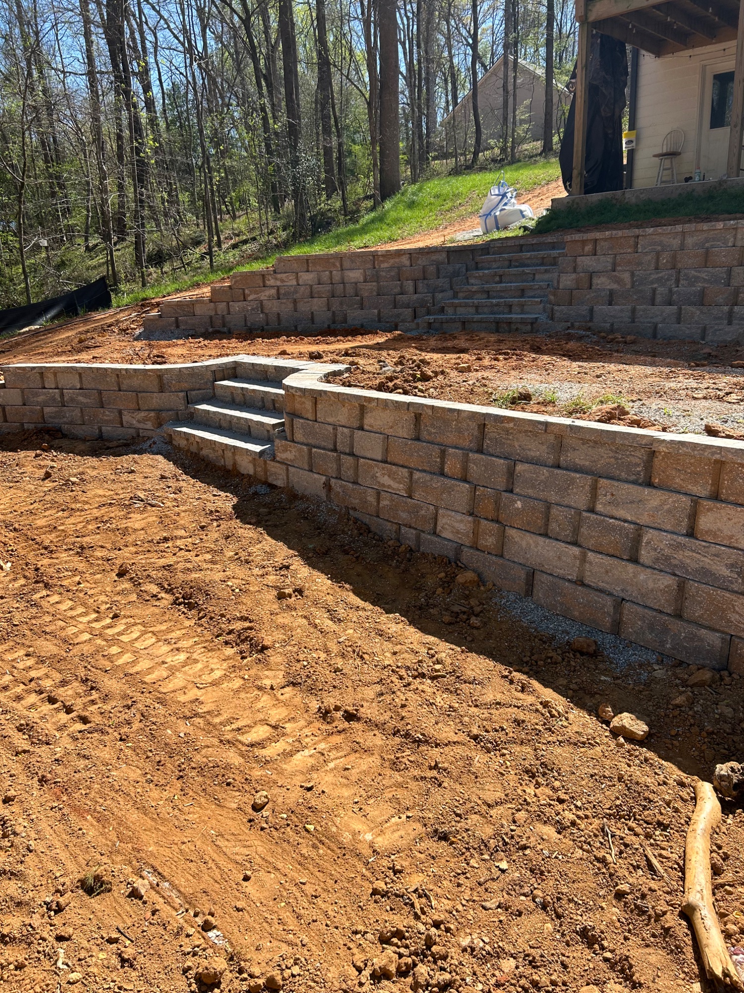 Retaining Wall & Steps — Buford, GA