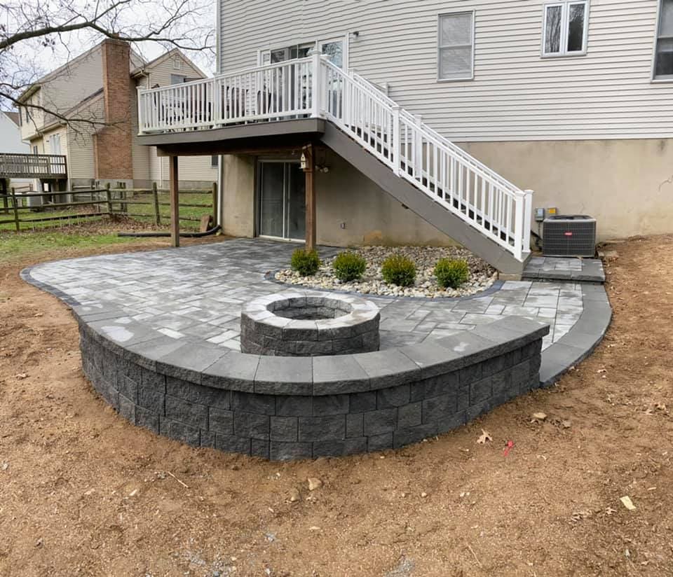Paver Patio & Fire Pit — Gainesville, GA