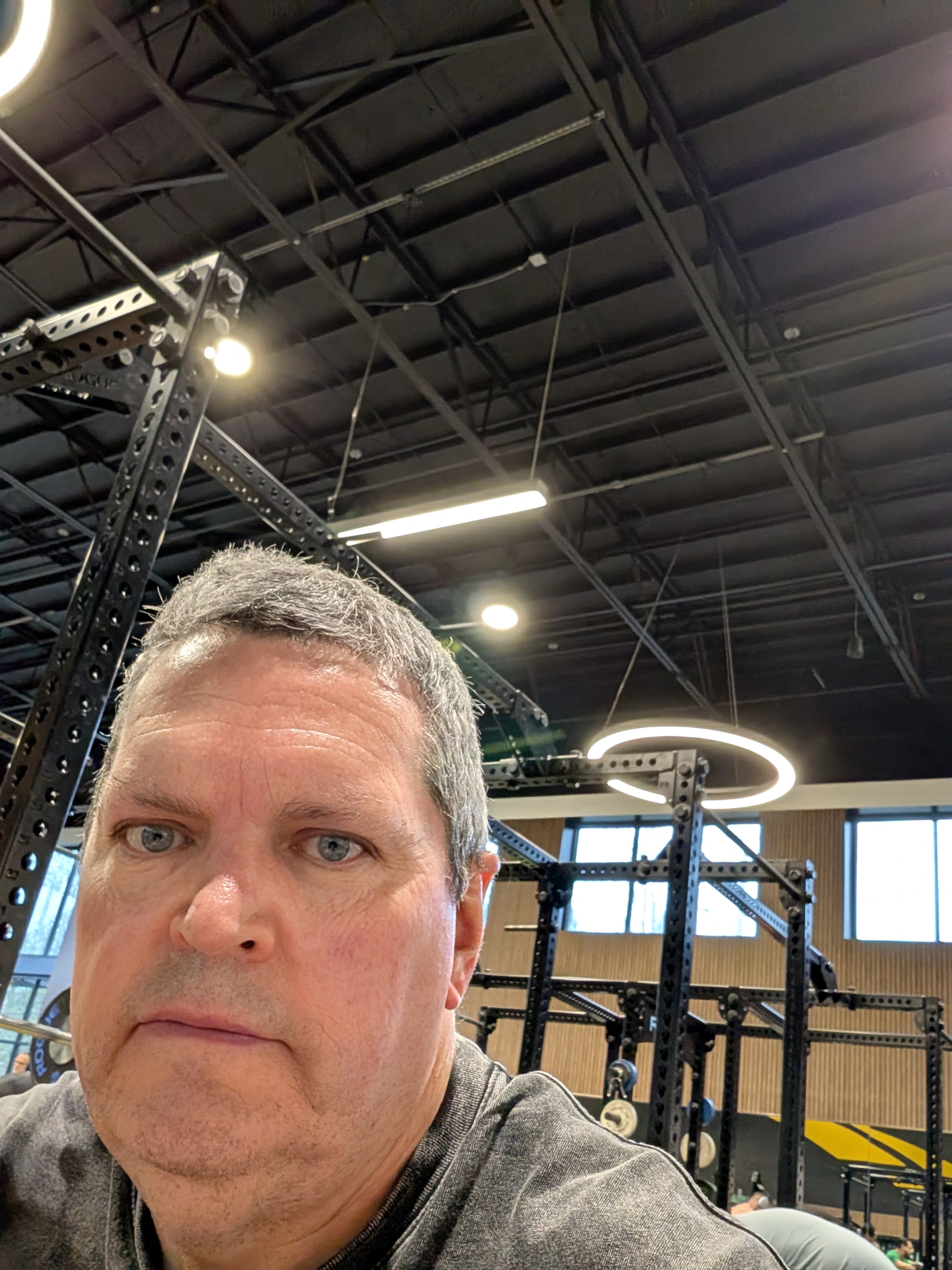 Bob in the Rogue cage room at LA Fitness Bellevue