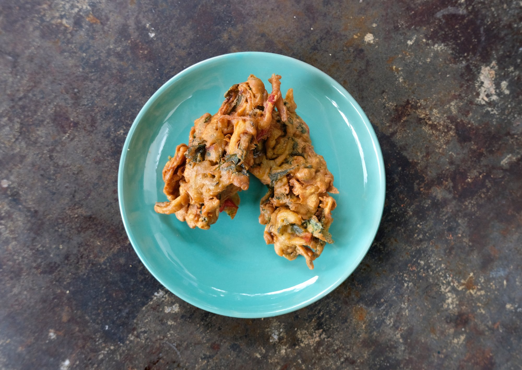 Pakora – in Kichererbsenteig frittierte Gemüsestücke