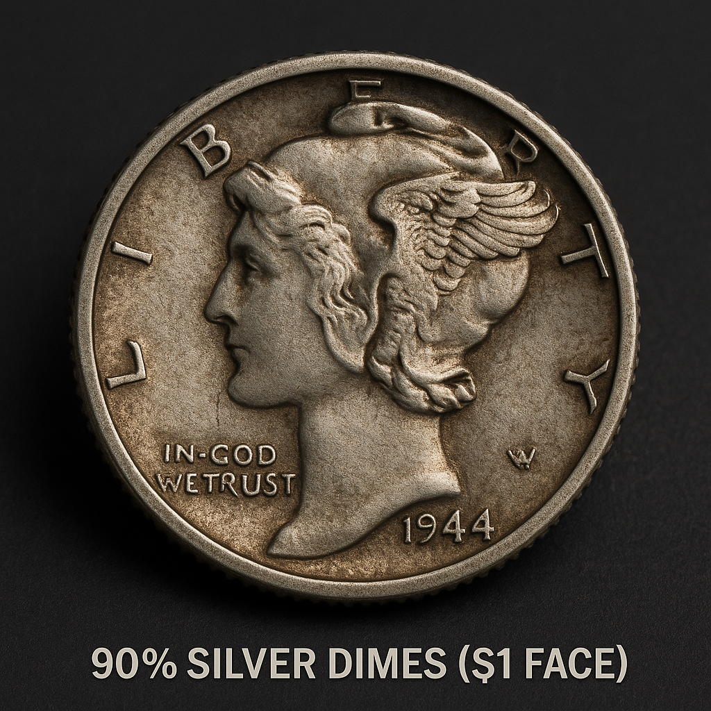 90% Silver Dimes ($1 Face)