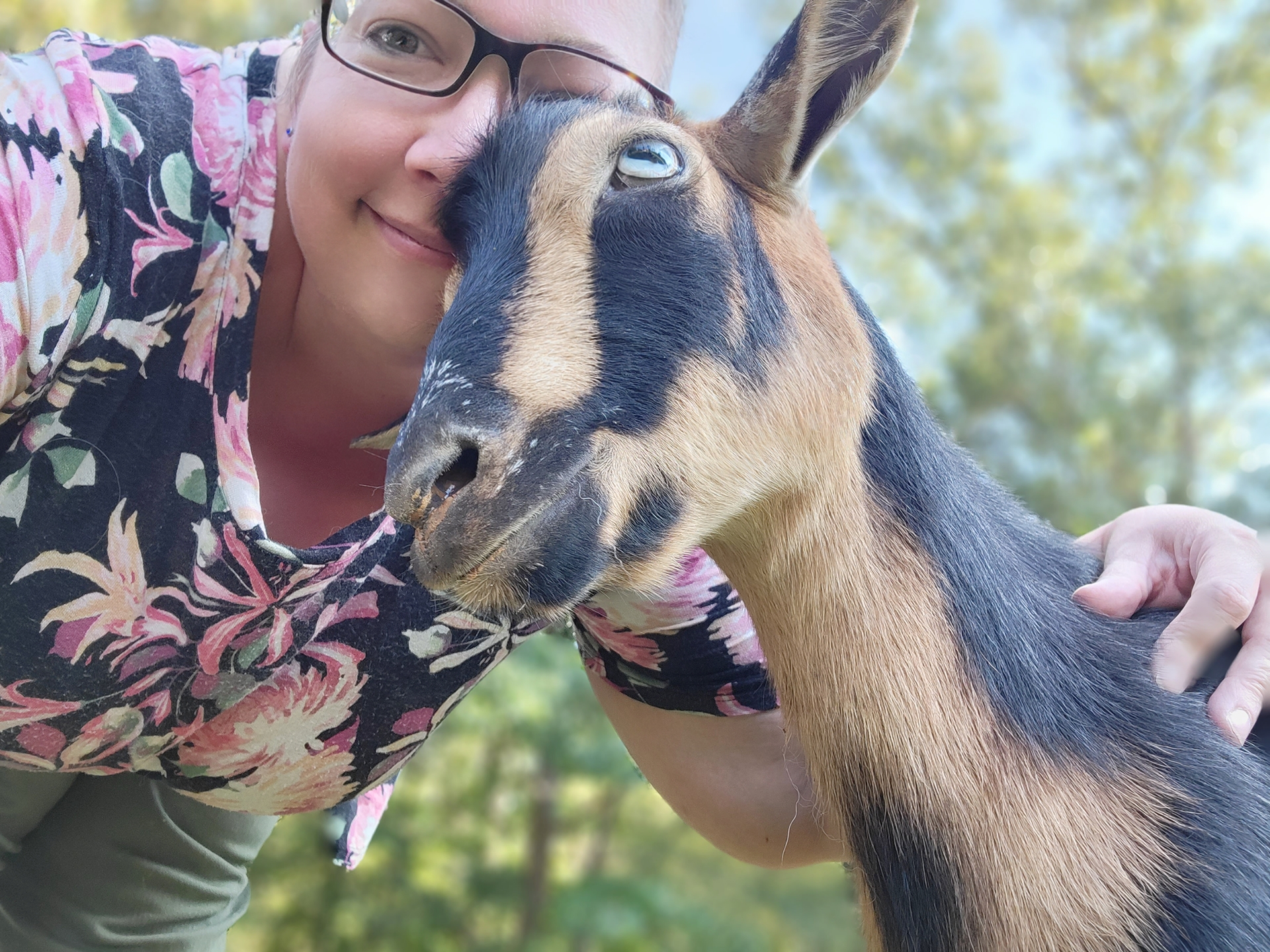 Ruger and Farmer Lolly at Valais Hideaway