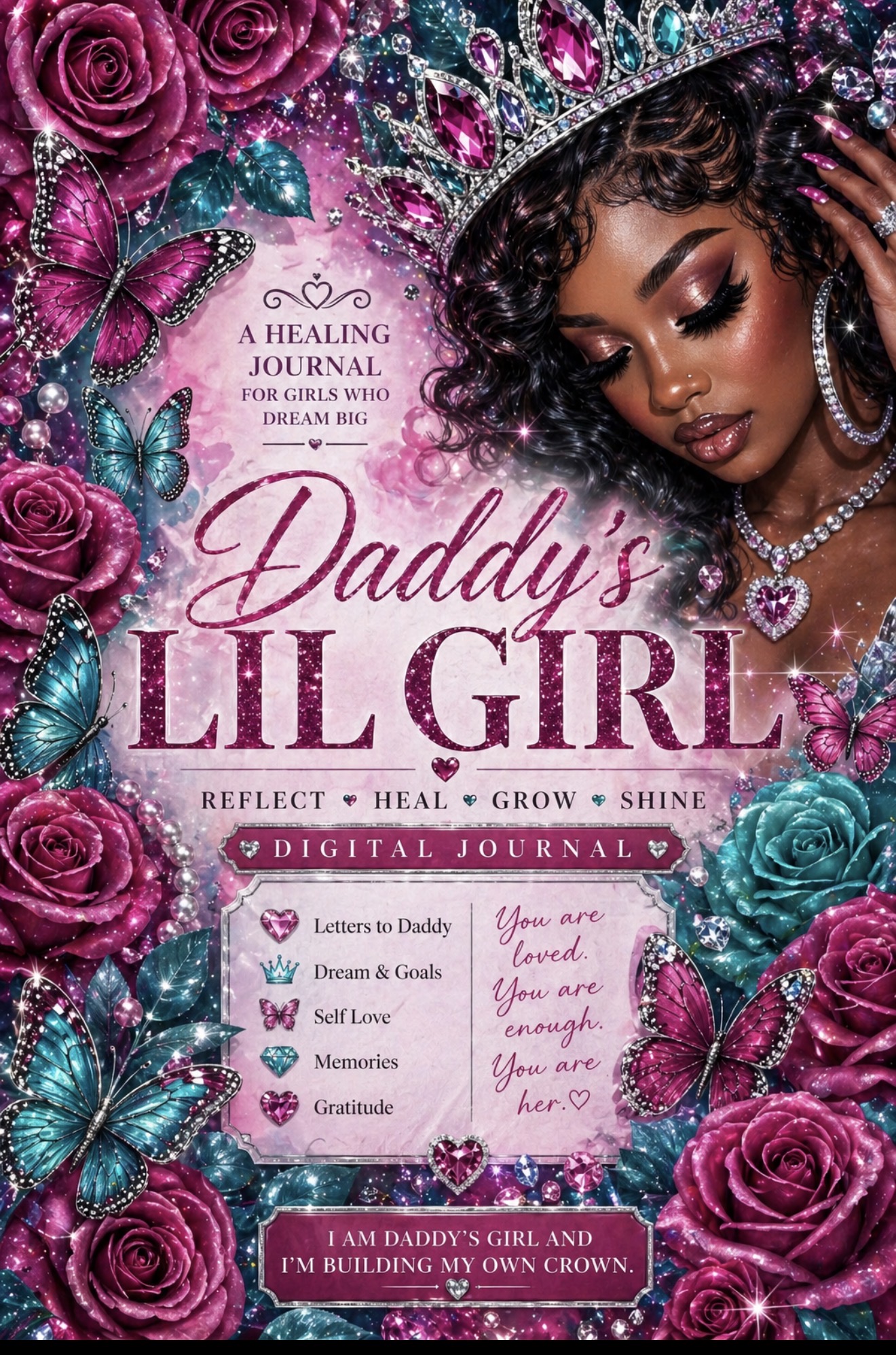 Daddy's Lil Girl Journal Cover