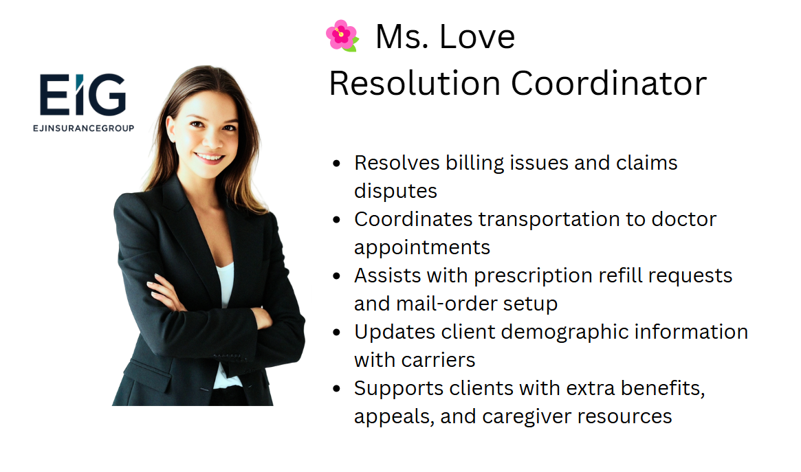 Ms. Love — Resolution Coordinator