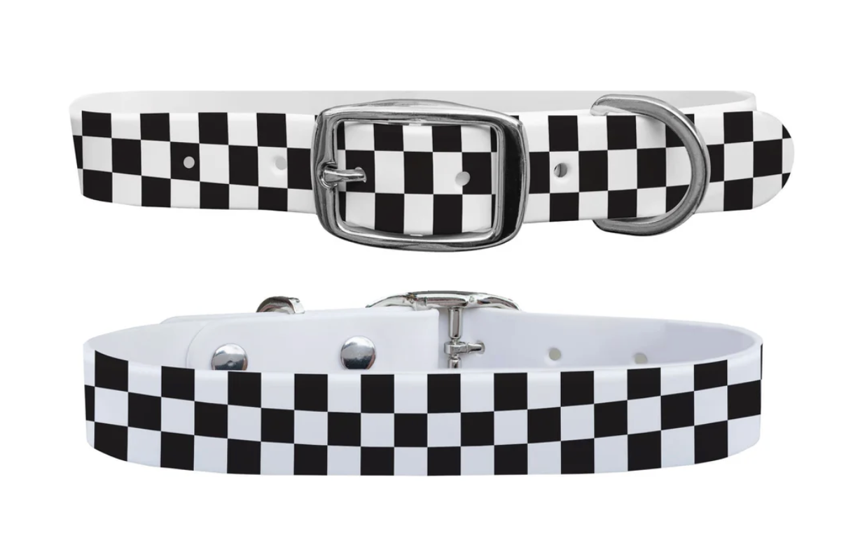 Checkered collar