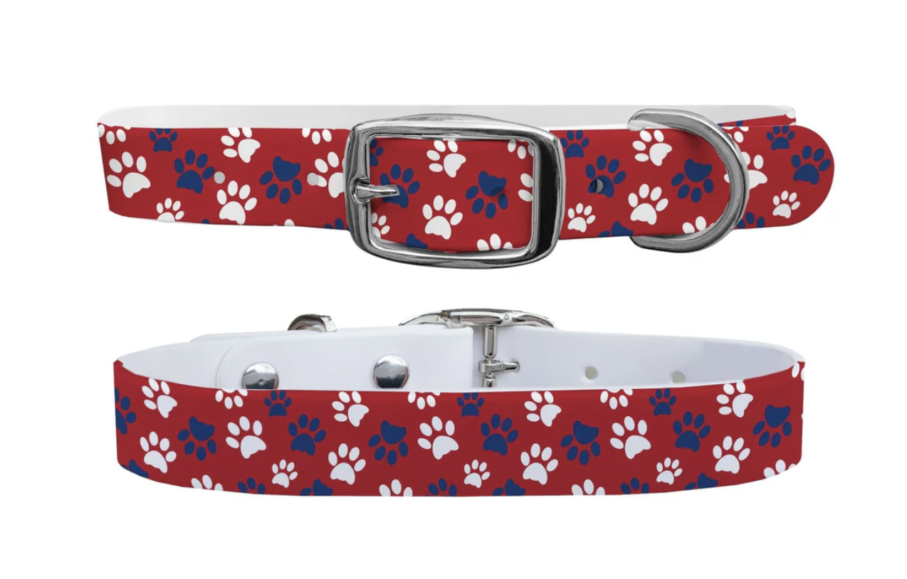Pawtriot Red collar