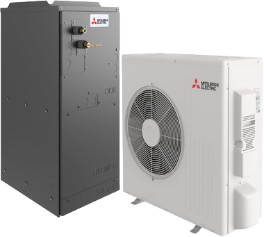 Mitsubishi ducted heat pump system