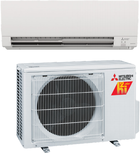 Mitsubishi ductless mini-split heat pump