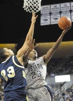 Armon Johnson layup at Nevada