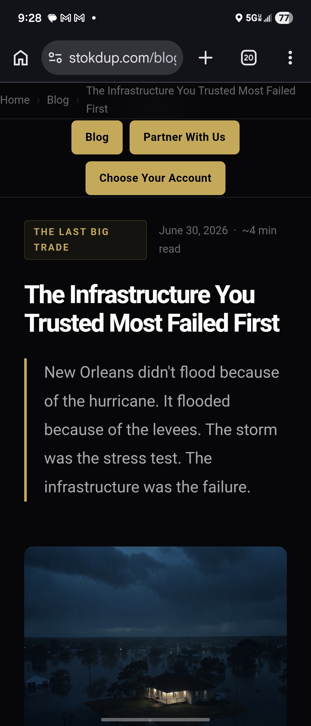 The Infrastructure You Trusted Most Failed First