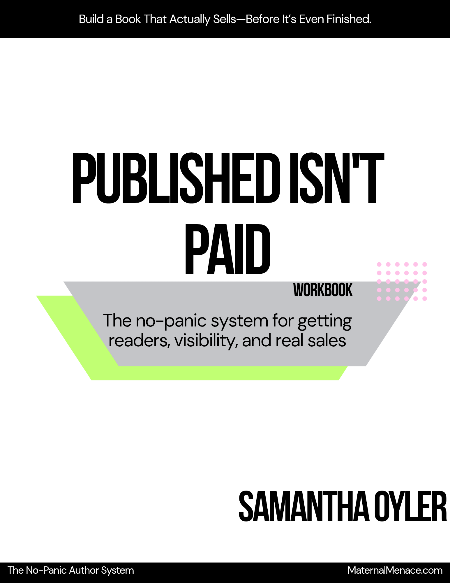 Published Isn't Paid — workbook cover
