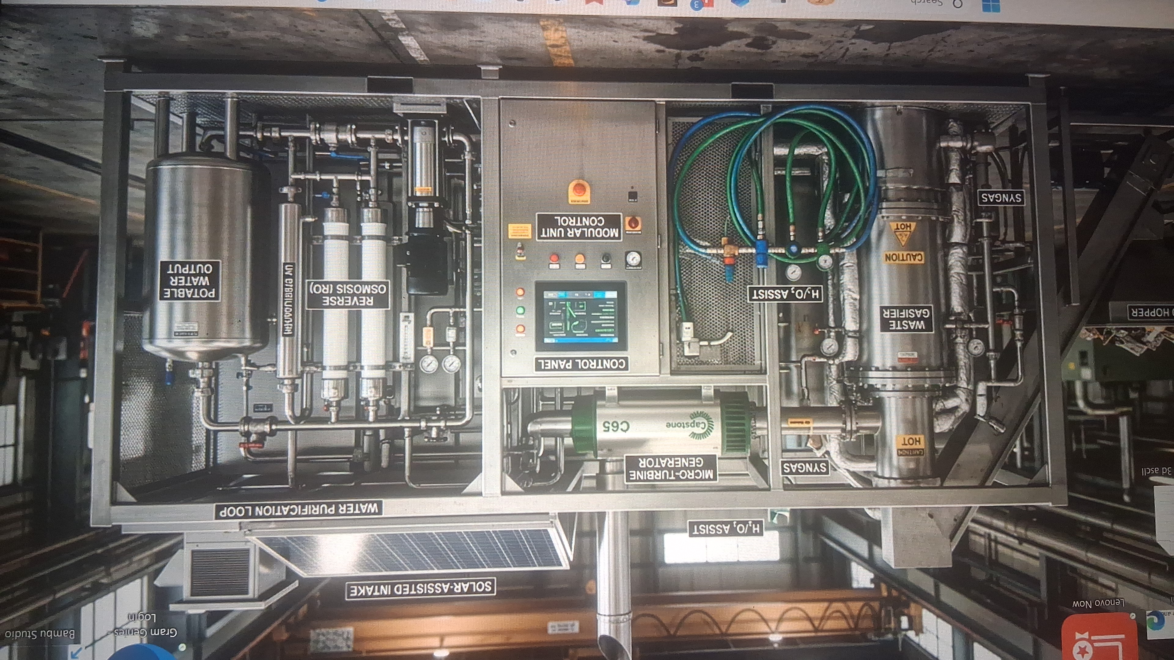 Clear H2O Power & Water Plant&trade; — Concept Model