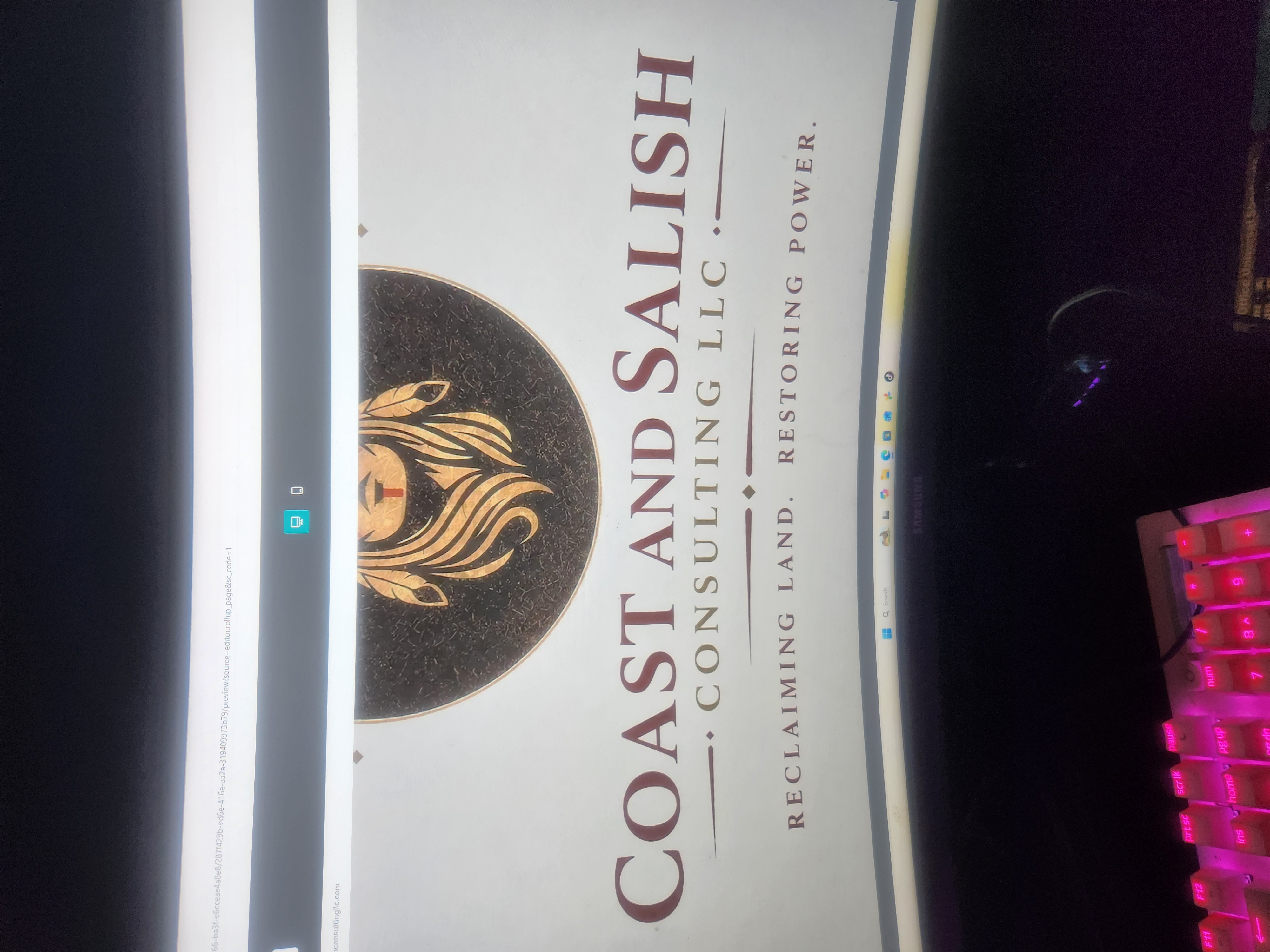 Coast and Salish Consulting LLC — Reclaiming Land. Restoring Power.