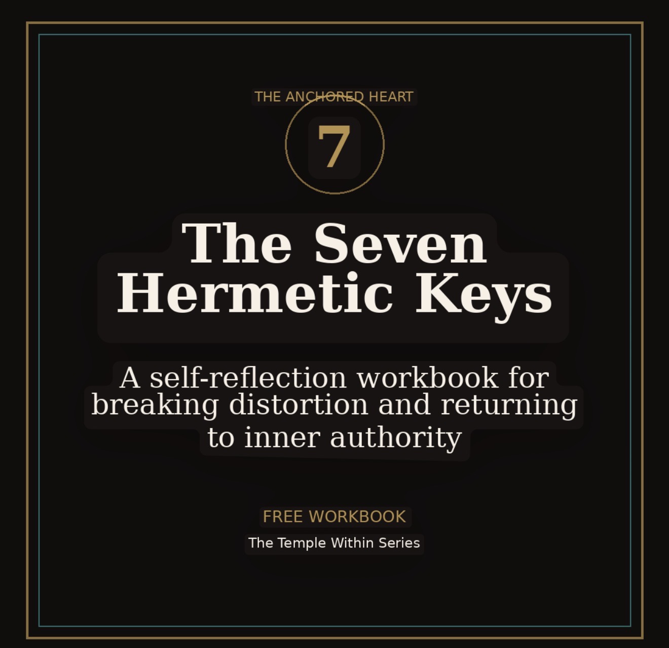 The Seven Hermetic Keys — Free Workbook Cover