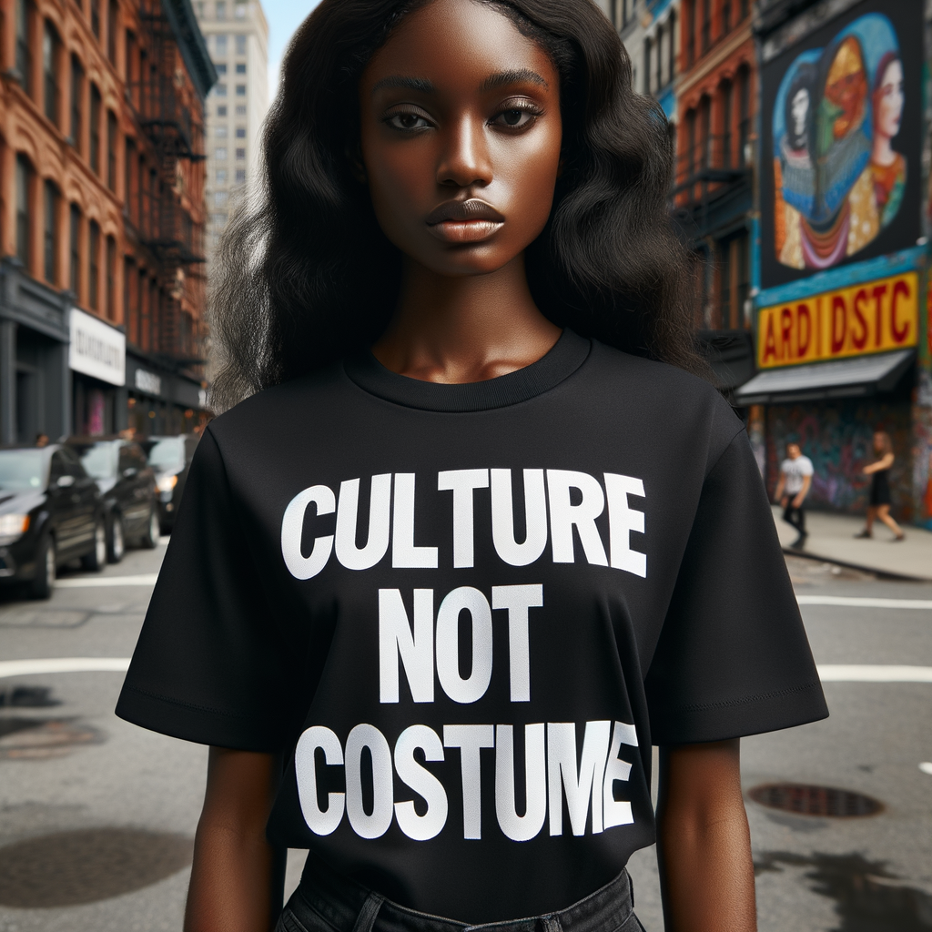 Culture Not Costume Tee - Bold statement premium heavyweight t-shirt
