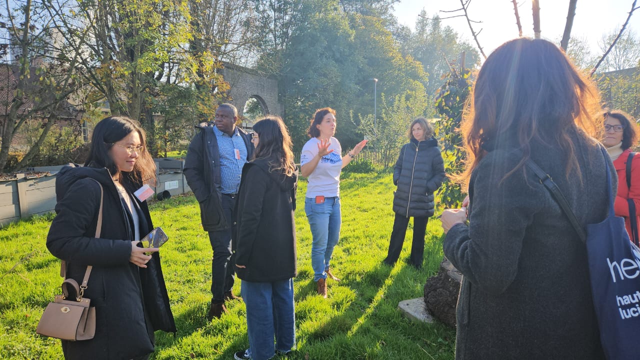 Campus jardin visite partenaire Belgique