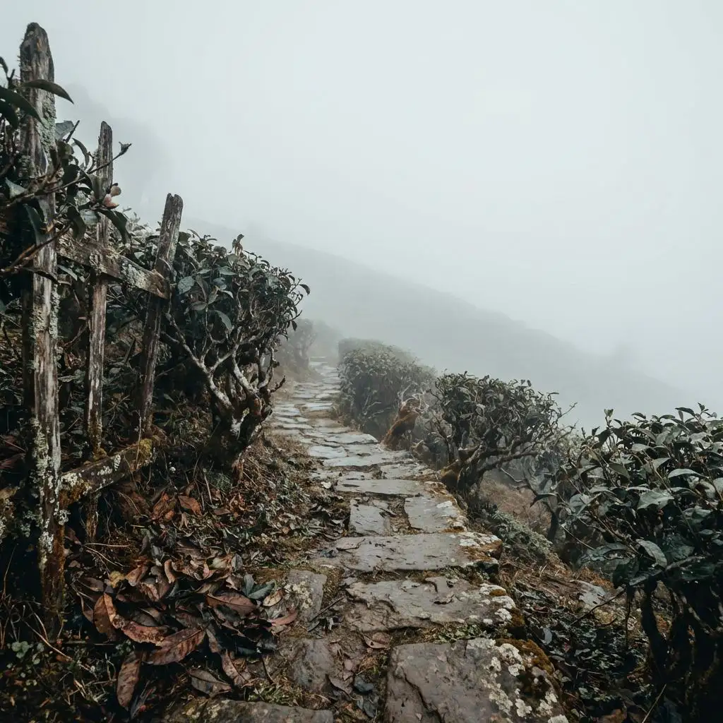Sentier paisible menant à la quiétude