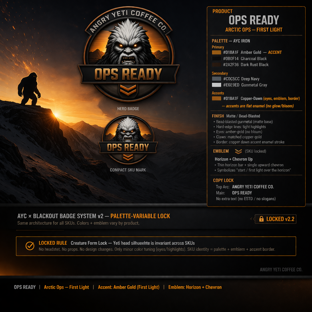 Ops Ready — Spec Sheet