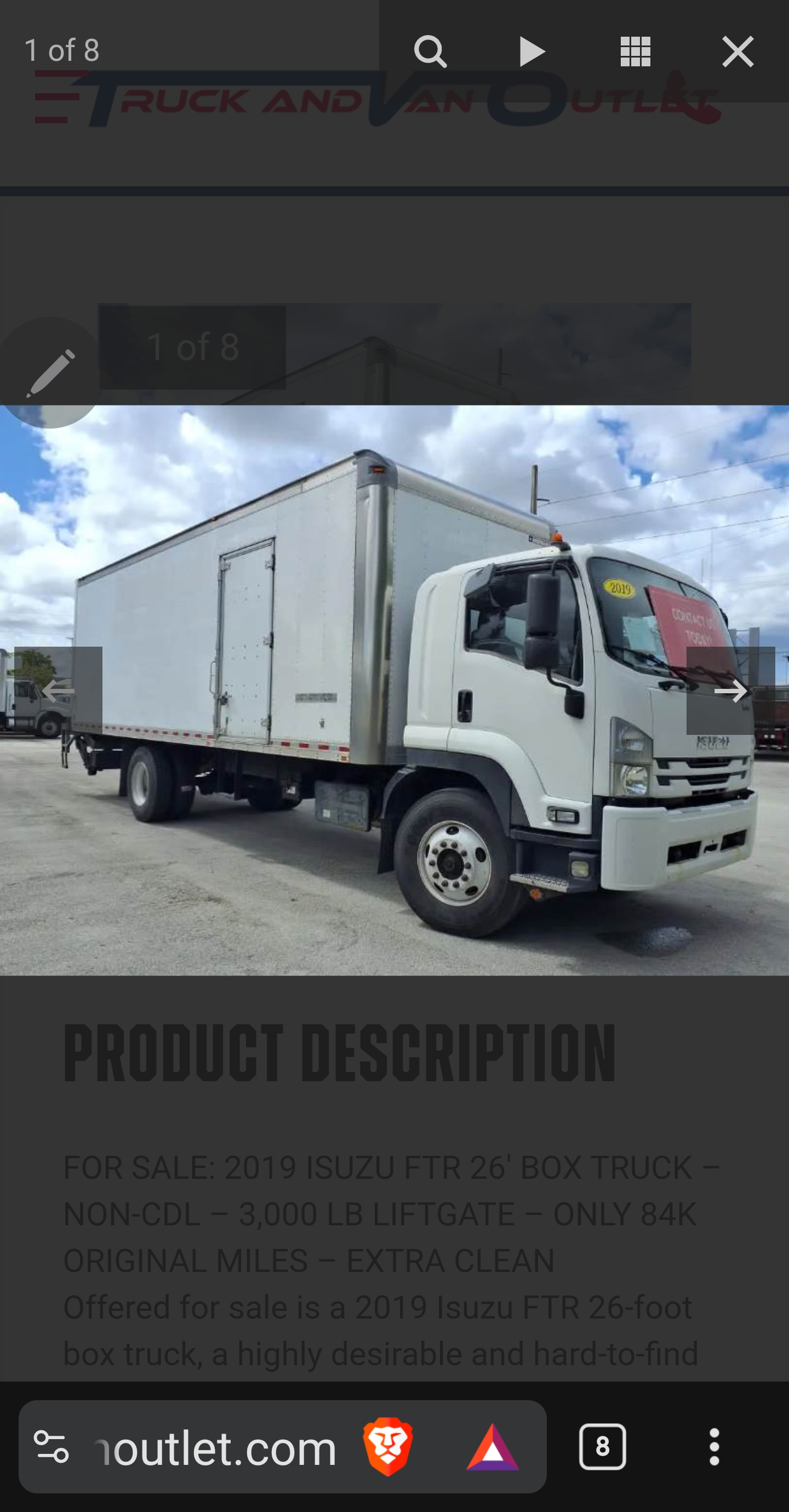 2019 Isuzu Ftr