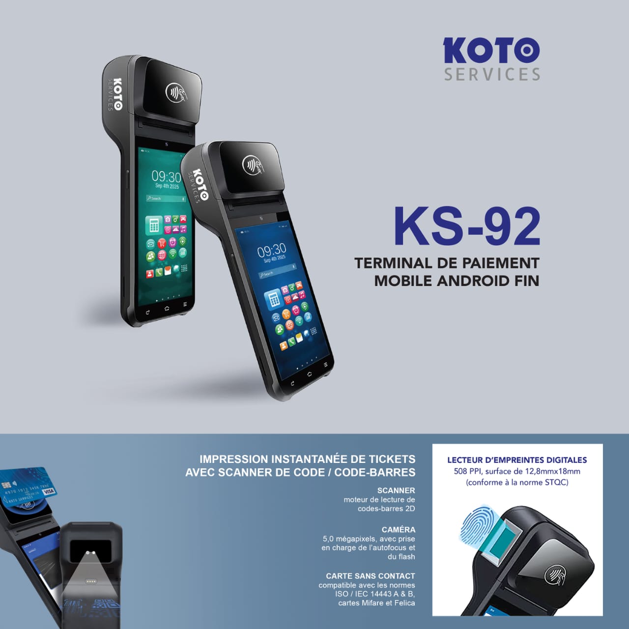 Dépliant KS-92 — Koto Services