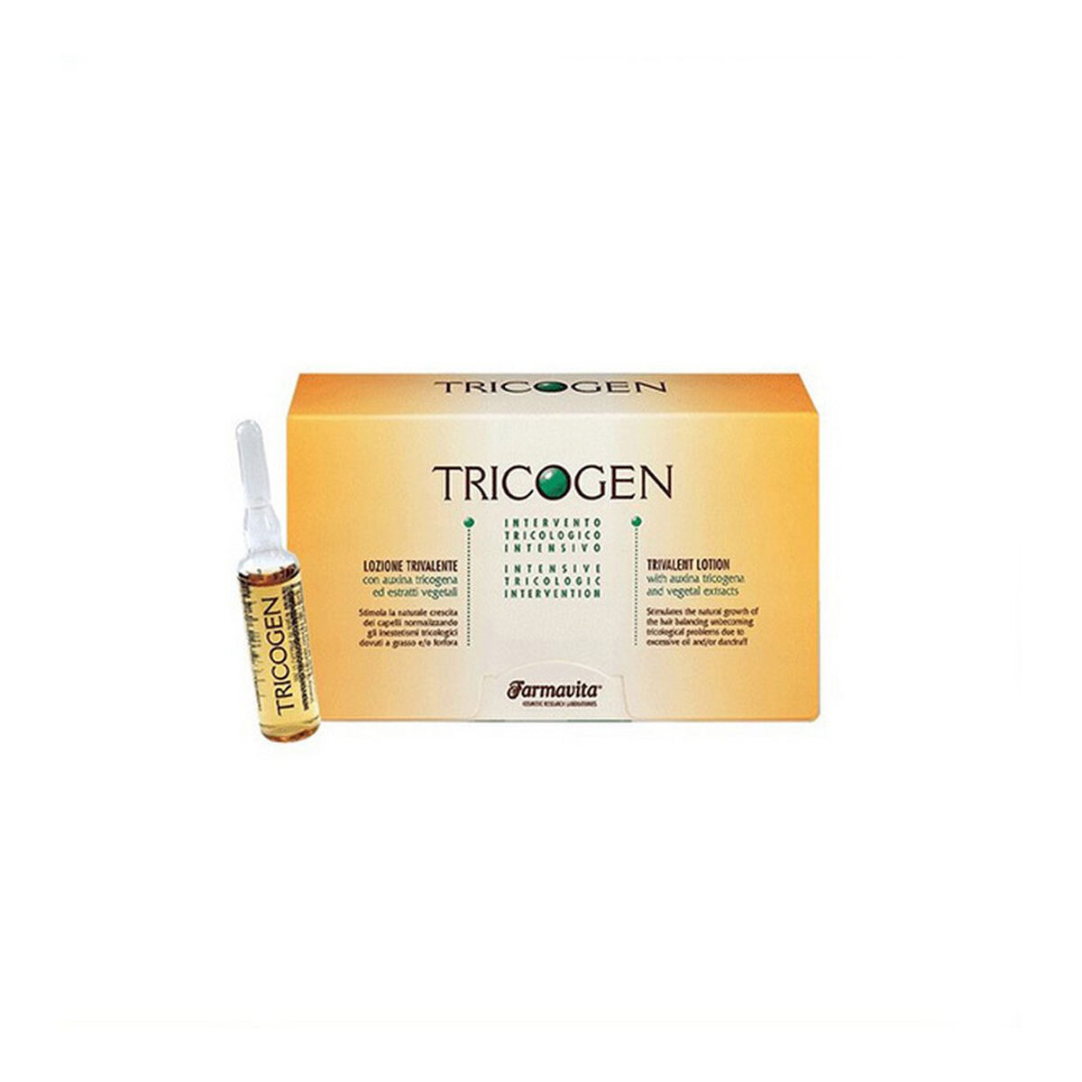 Lotion Antichute Farmavita Tricogen (12 × 8 ml)