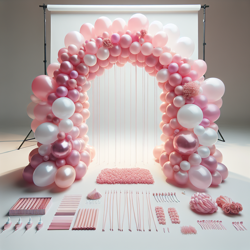 Pink Balloon Garland Kit