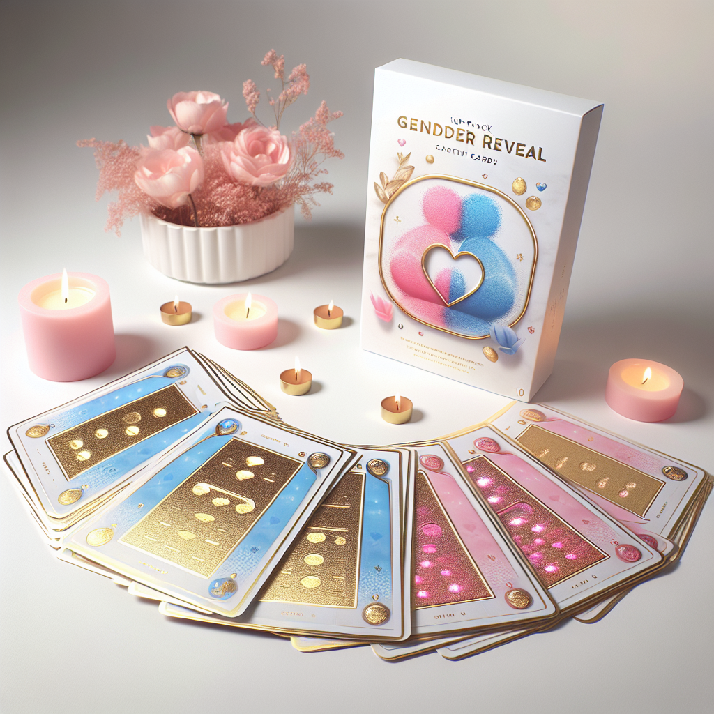 Gender Reveal Scratch Cards (10-Pack)