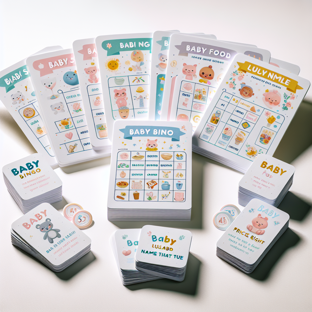 Baby Shower Games Bundle (5 Games)