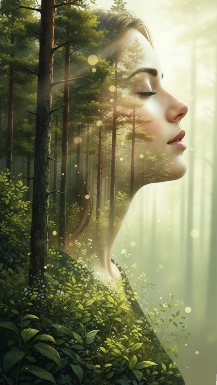 Staff member in breathwork practice