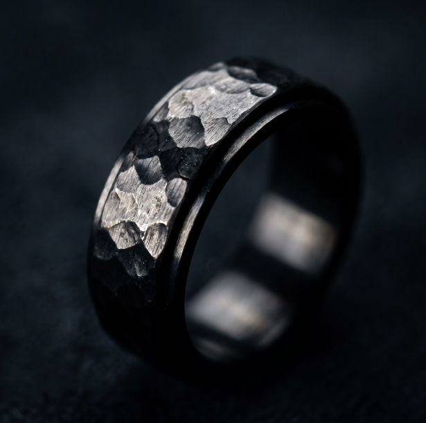 FORGED — Bague Anti-Stress en Tungstène
