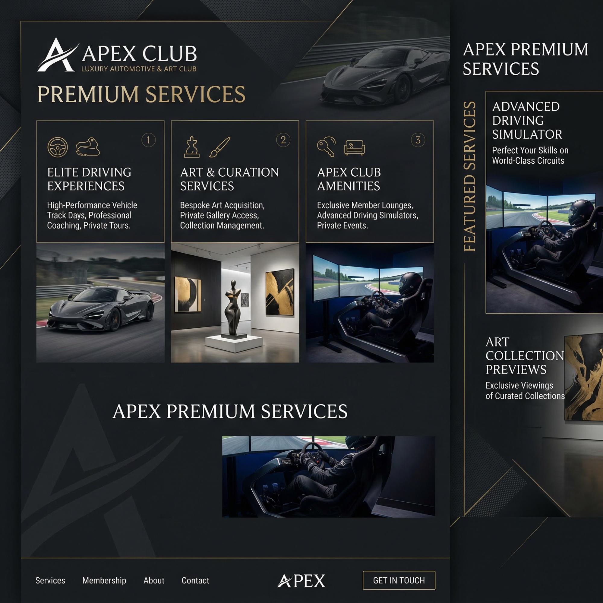 Premium wine services at APEX Club