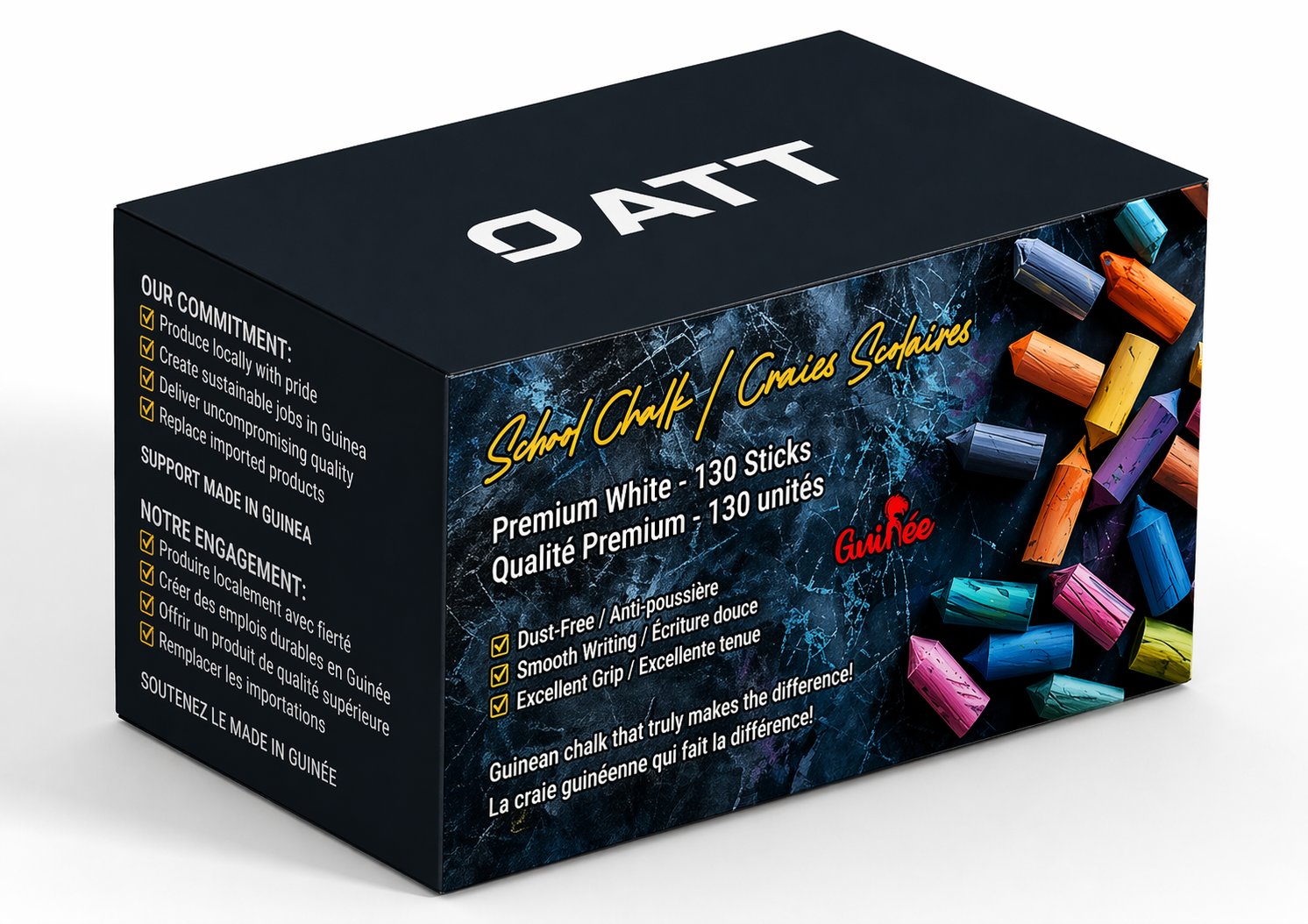 Boîte de craies de couleur ATT