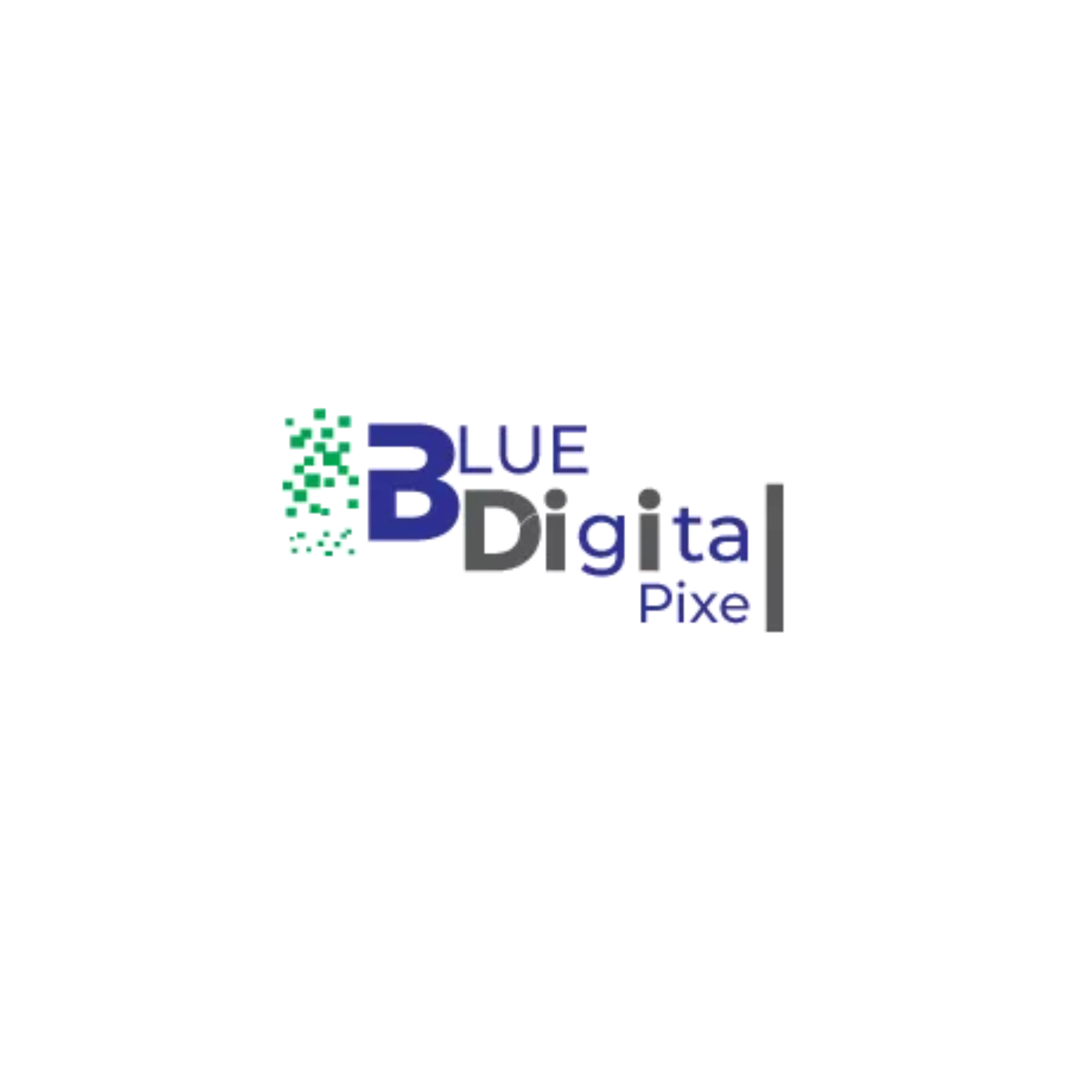 Blue Digital Pixel