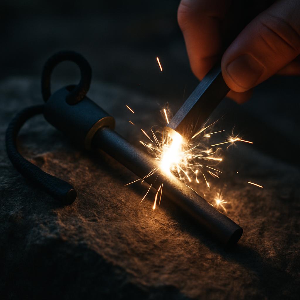 BlastMatch Striker Fire Starter — One-Hand Emergency Fire Tool