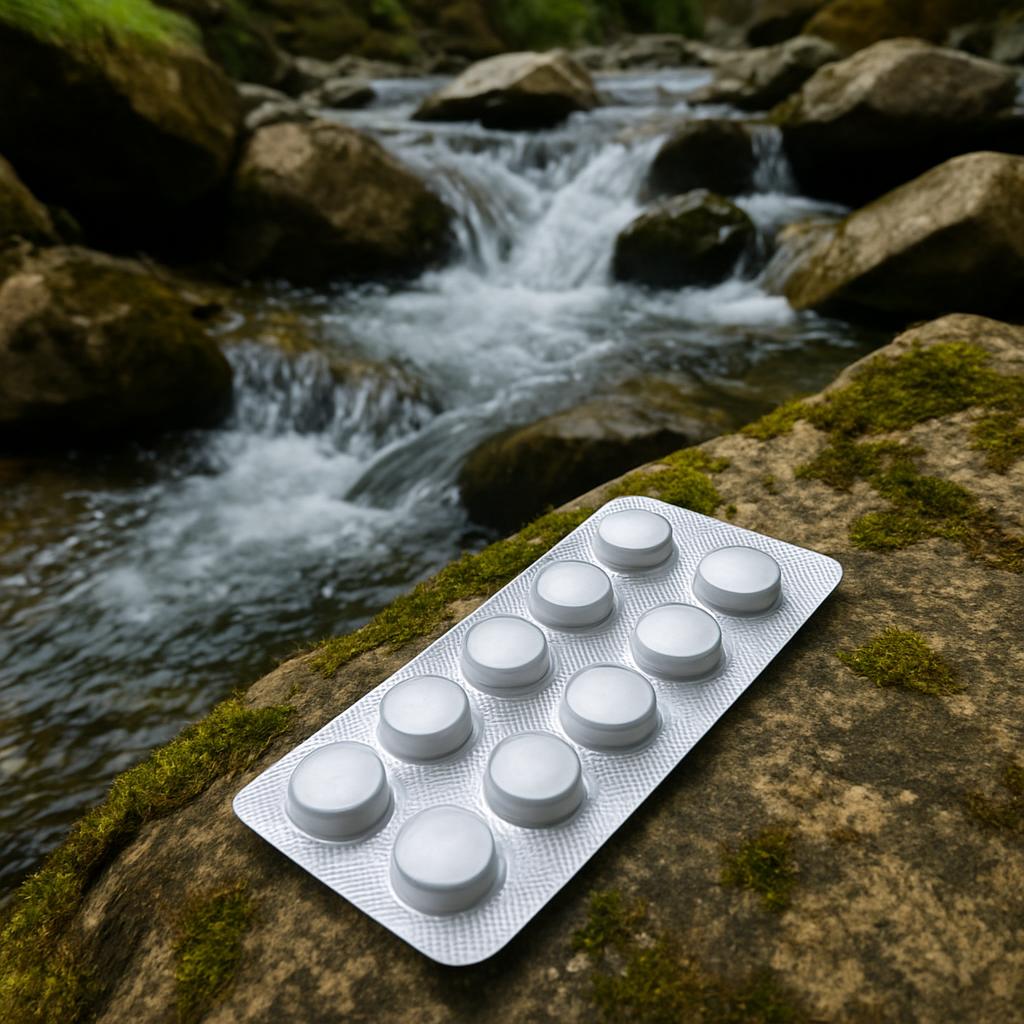 Water Purification Tablets 50-Pack — 5-Year Emergency Shelf Life