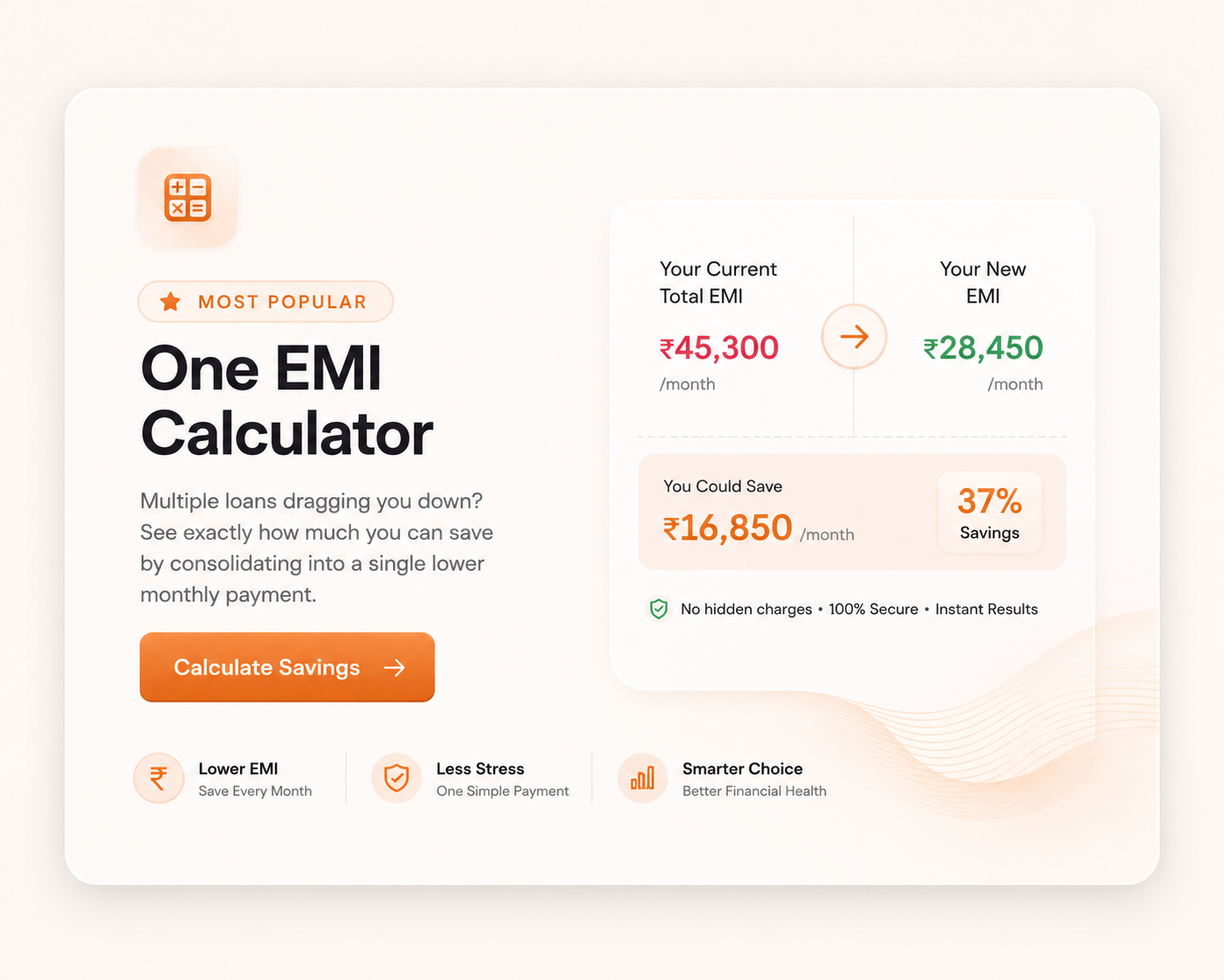 One EMI Calculator