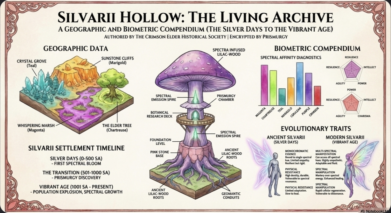 Silvarii Hollow: The Living Archive — geographic and biometric compendium