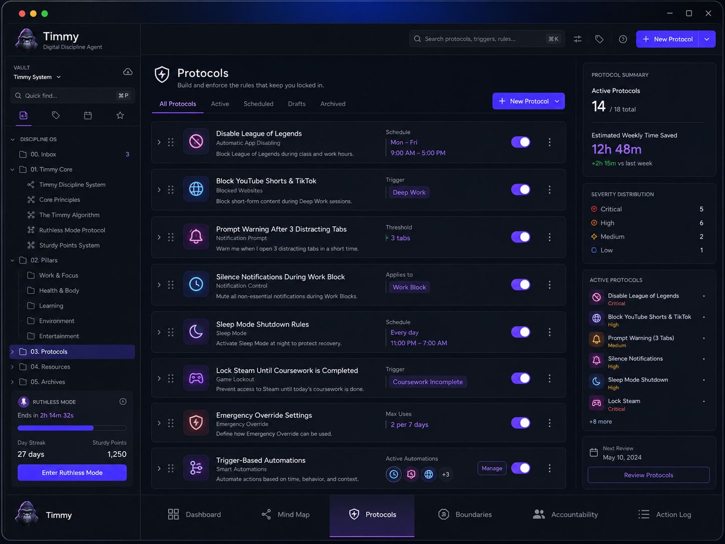 Protocols preview