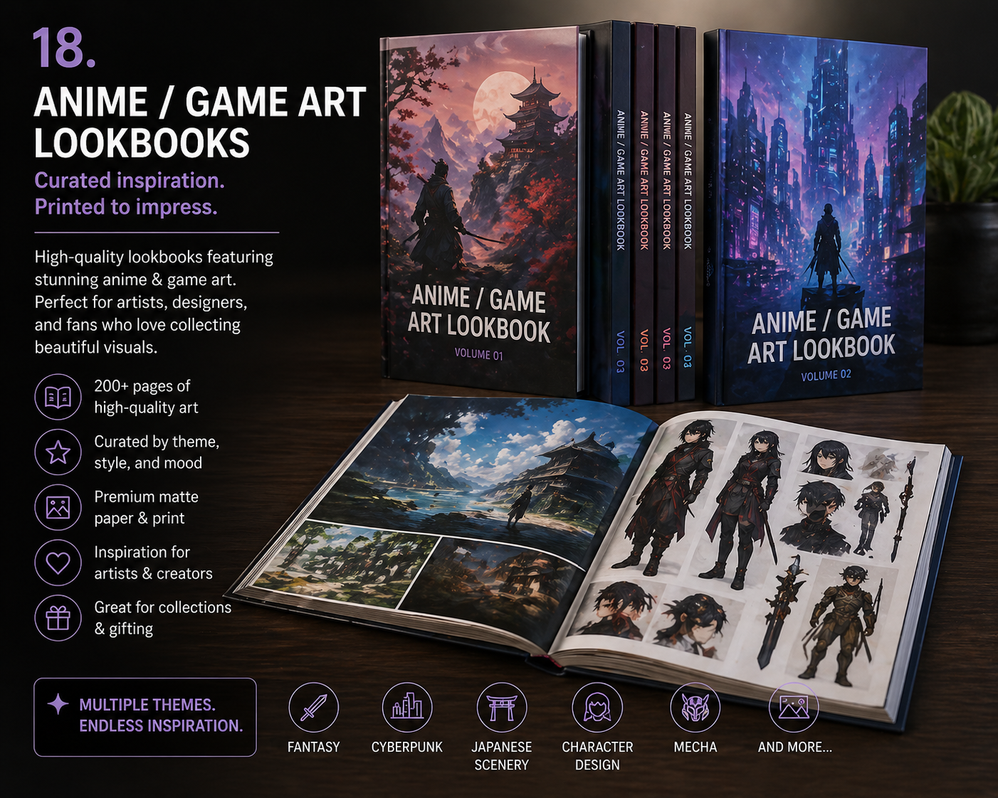 Anime / Game Art Lookbooks
