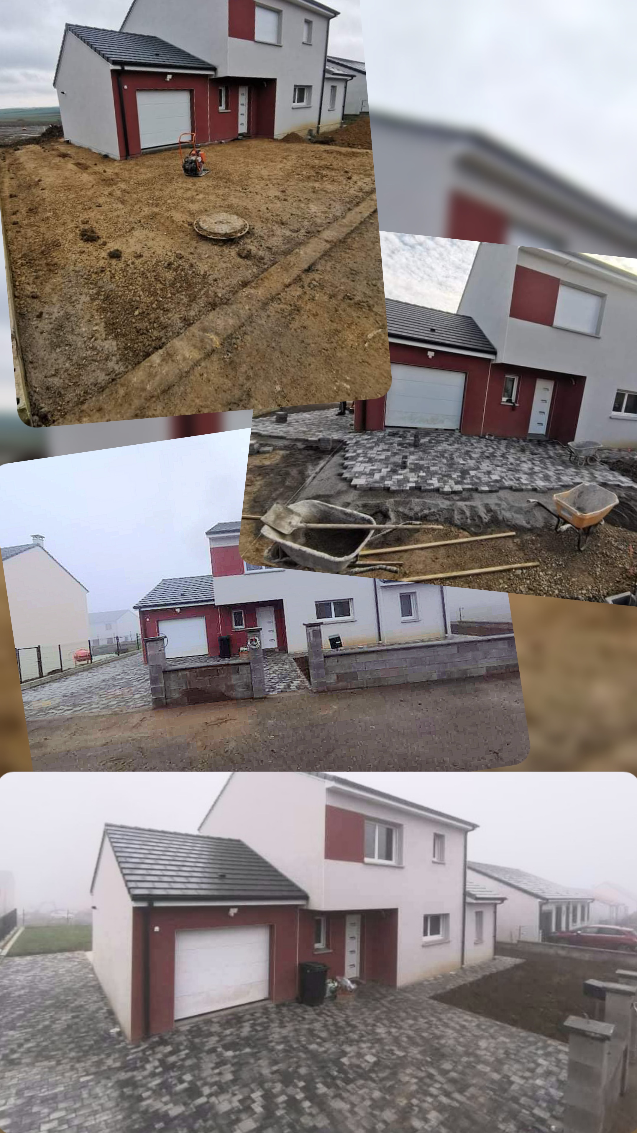 Chantier construction maison et amenagement pave en Lorraine - MBTP Lorraine expert BTP construction maconnerie