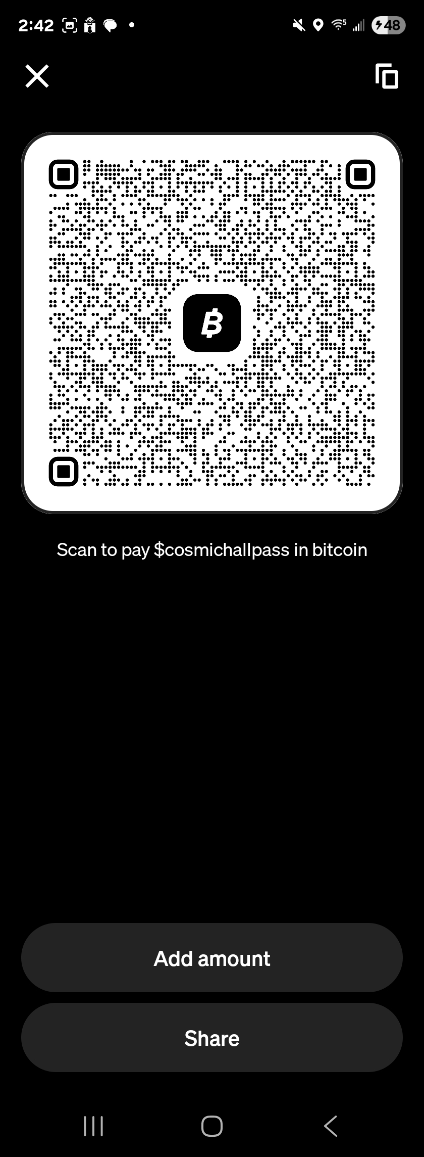 Bitcoin QR Code