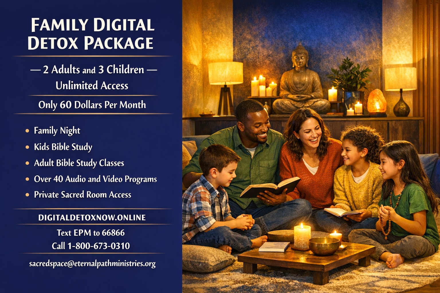 Family Digital Detox Package — Sacred healing for your entire family