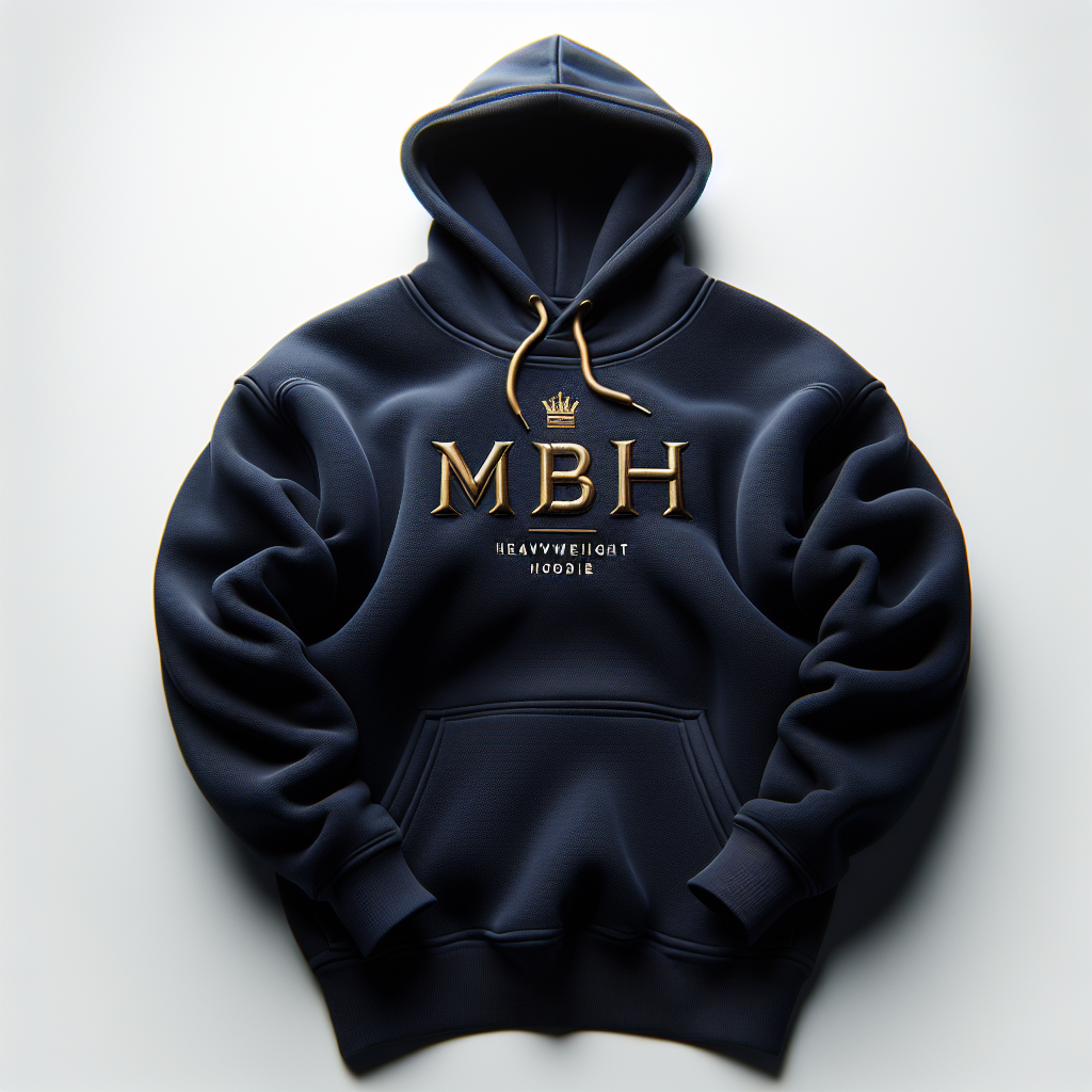 MBH Heavyweight Hoodie — Navy/Gold