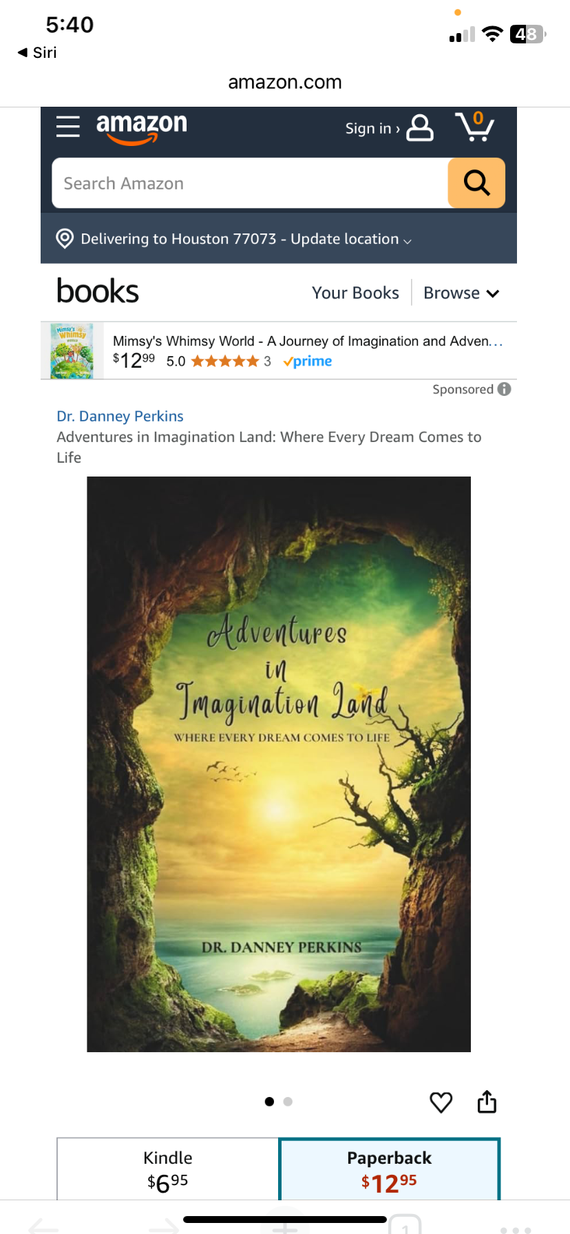 Adventures in Imagination Land book cover