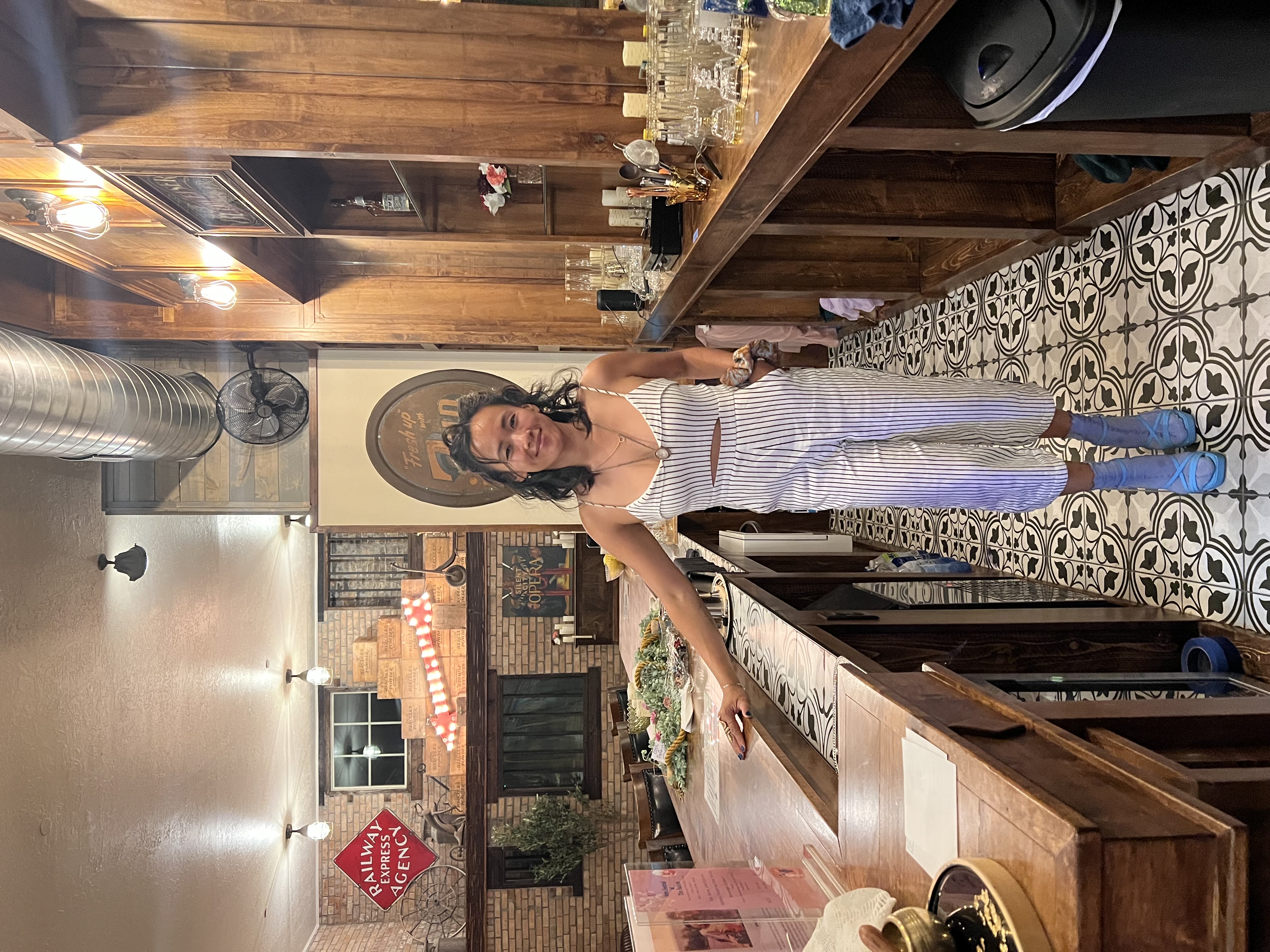 Whiz behind the bar at Newhouse