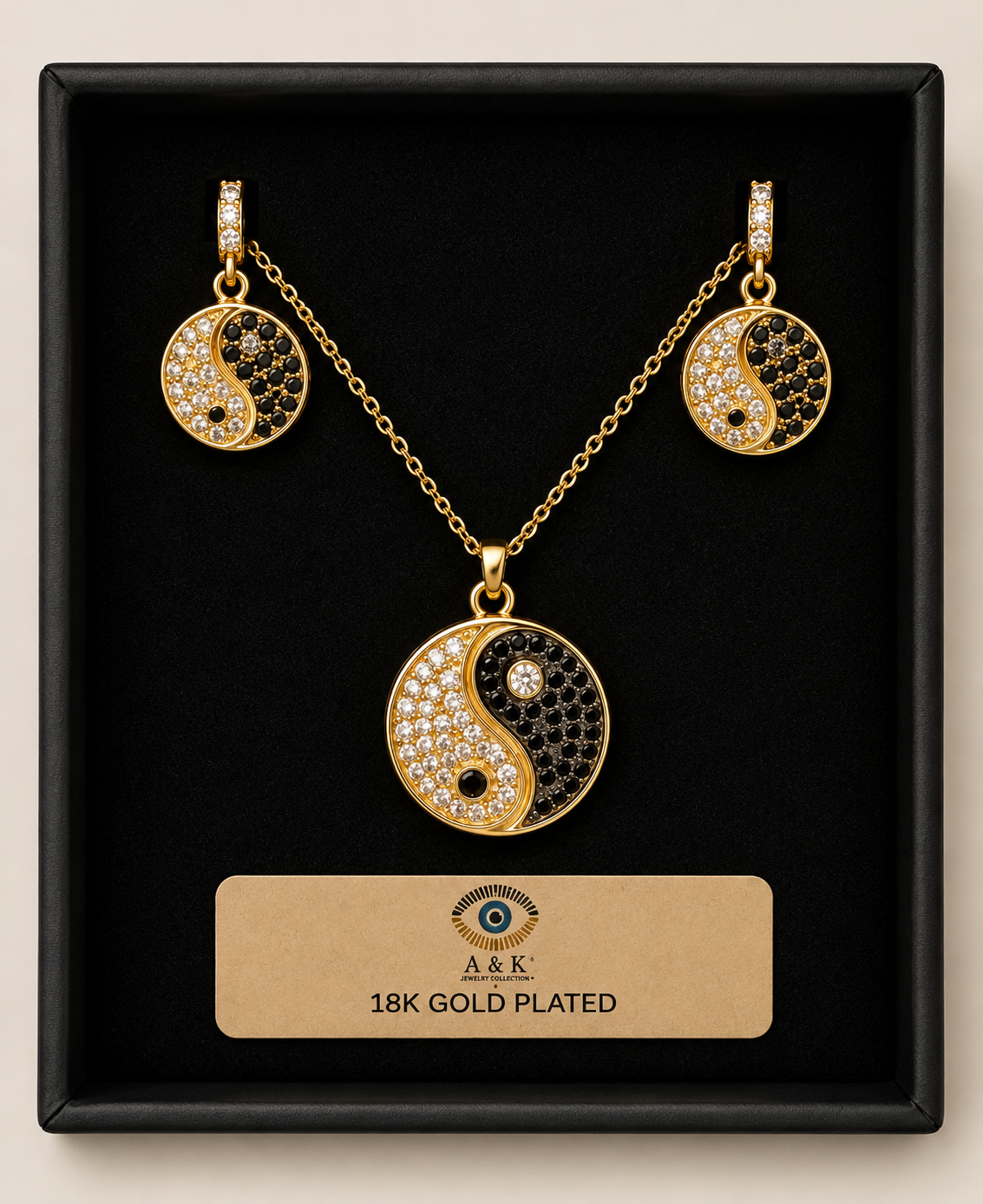 Yin-Yang Crystal Set