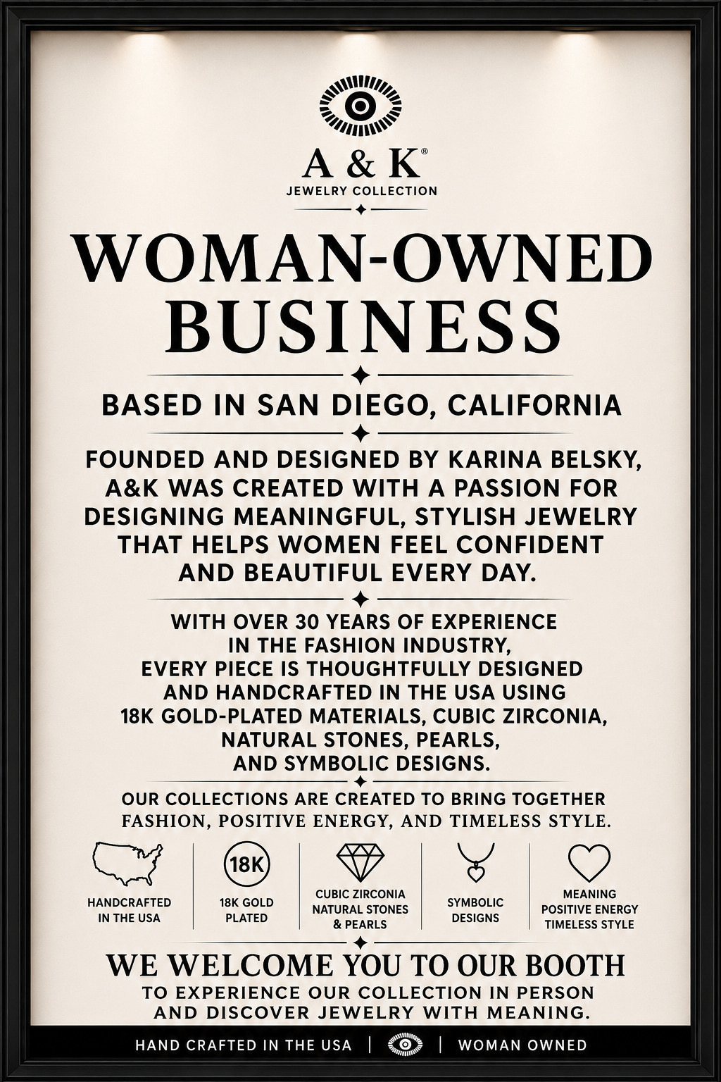 Karina Belsky — Founder, A&K Jewelry Collection