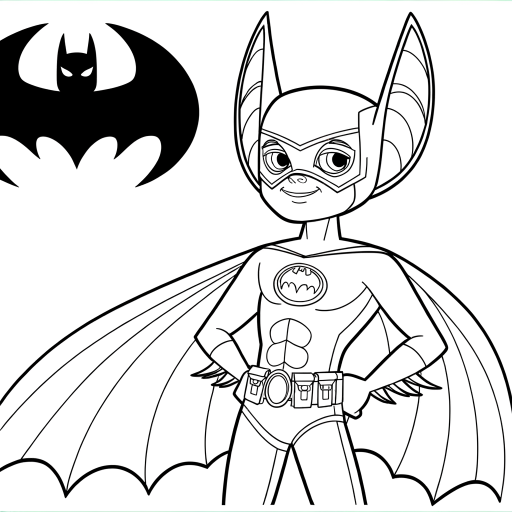 Coloriage Coloriage Héros Nocturne gratuit à imprimer