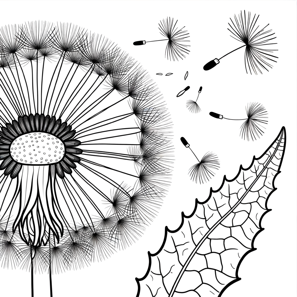 Coloriage Pissenlit