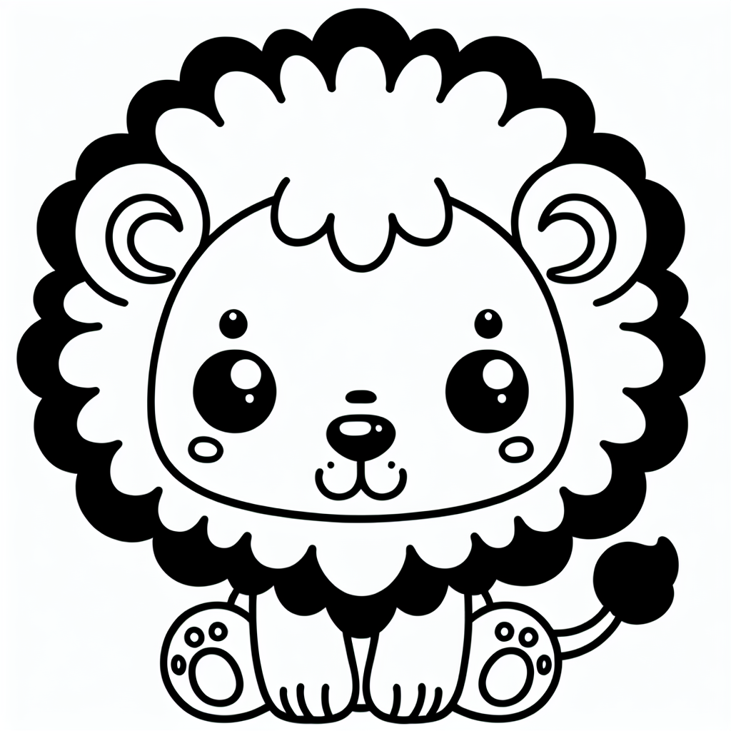 Coloriage Lion